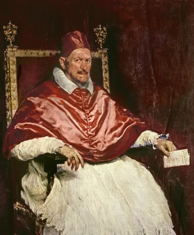 Portrait of Pope Innocent X (1574-1655), 1650 by Diego Velázquez